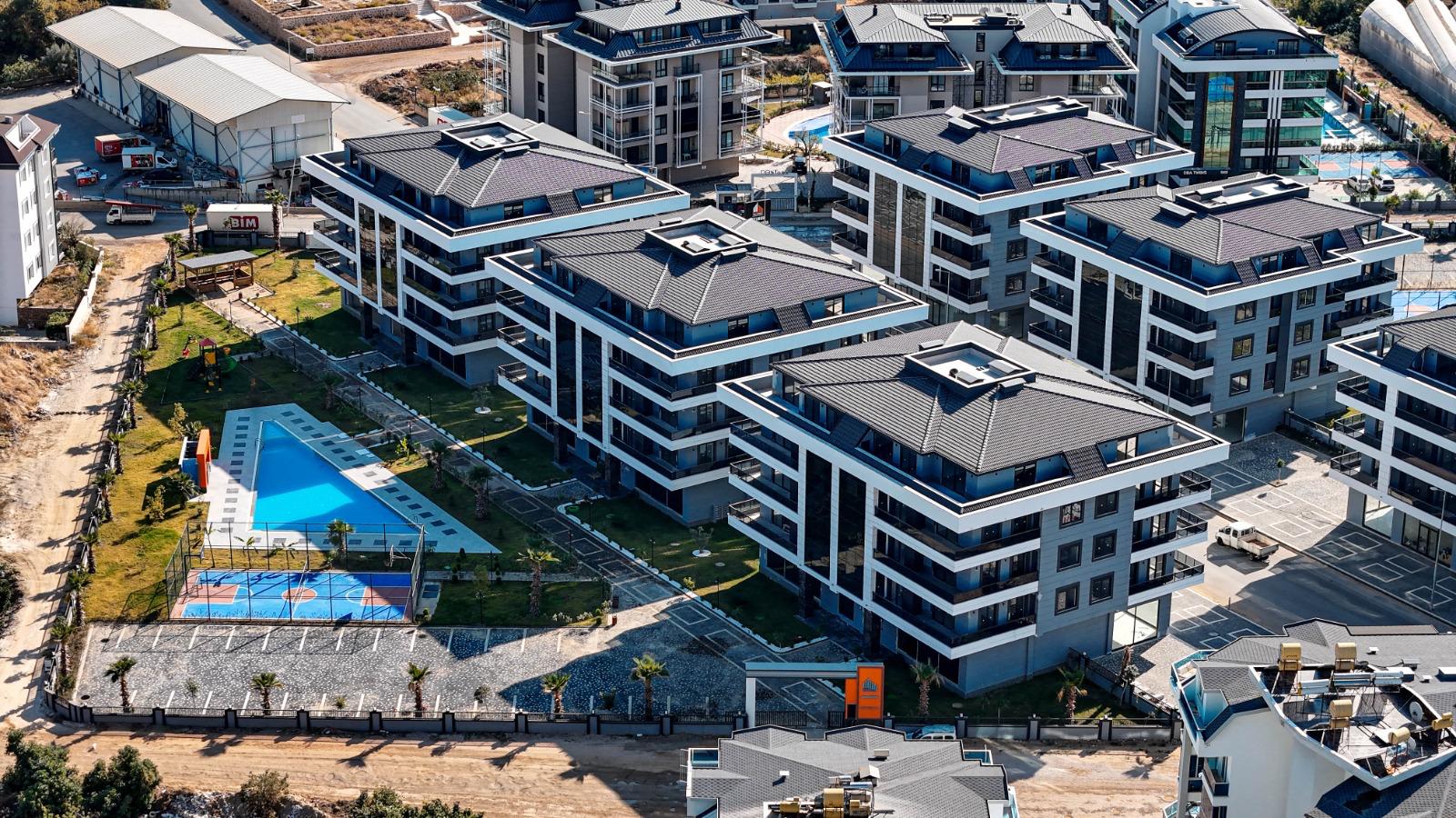 Image of A new 2+1 apartment in Alanya, Oba district, in a modern complex built in 2024.
